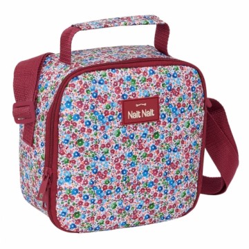 Thermal Lunchbox Nait Nait Burgundy 20 x 20 x 15 cm