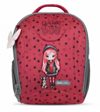 Ergonomic Schoolbag Belmil 338-82 Ladybug Girl