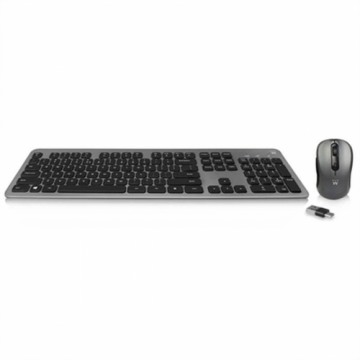 Keyboard and Mouse Ewent EW3272 Black Spanish Qwerty QWERTY