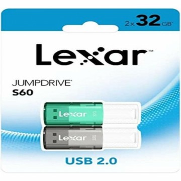 USВ-флешь память Lexar JUMPDRIVE S60 Зеленый Серый 32 GB