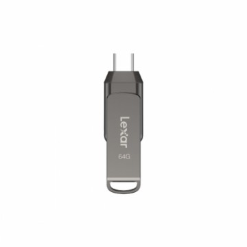 USB Zibatmiņa Lexar LJDD400064G-BNQNG Pelēks 64 GB (1 gb.)