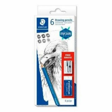 Pencils Staedtler Mars Lumograph 100 Resistant Erasable (6 Units)