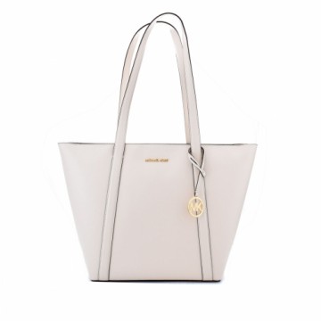 Sieviešu Rokassoma Michael Kors PRATT-CREAM Balts 28 x 28 x 13 cm