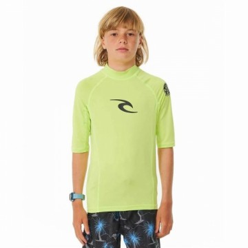 Детский Футболка с коротким рукавом Rip Curl Wave Upf Лаймовый зеленый