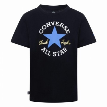 Child's Short Sleeve T-Shirt Converse Sustainable Core Sse Black