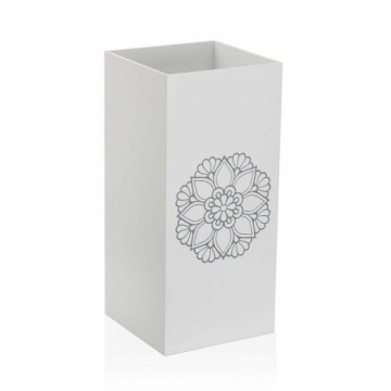 Корзина для зонтов Versa Mandala Белый Деревянный MDF (22 x 48 x 22 cm)