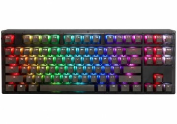 Ducky One 3 Aura Black TKL Gaming Keyboard, RGB LED - MX-Silent-Red (US)