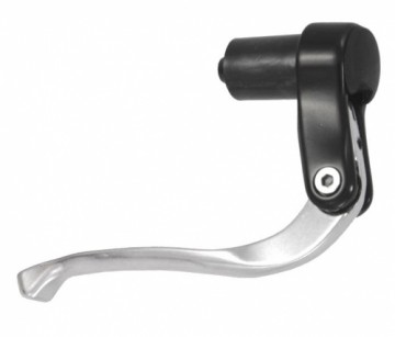 Brake lever Saccon Italy Bar-End ø17mm (inside tube diam.) black-silver