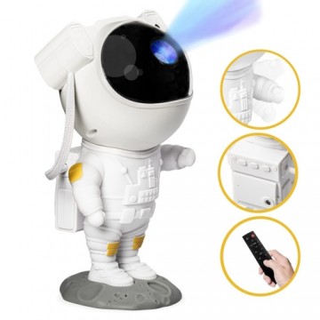 Elight A1 Astronout 360 degree Rotate Head Star Sky & Nebula projector with Remote White