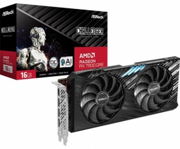 Graphics Card|ASROCK|AMD Radeon RX 7900 GRE|16 GB|GDDR6|256 bit|PCIE 4.0 16x|Dual Slot Fansink|1xHDMI|3xDisplayPort|RX7900GRECL16GO