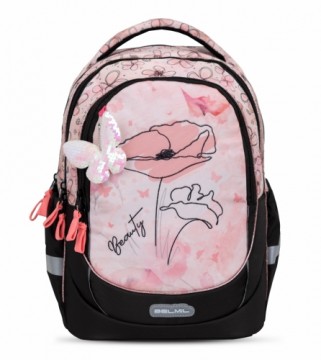 Ergonomic Schoolbag Belmil 338-87/A Light Pink Petals