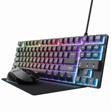 Keyboard with Gaming Mouse Trust GXT794 Spanish Qwerty