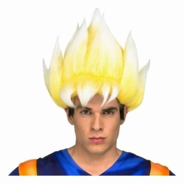 Bigbuy Carnival Parūka Sayan Goku Viens izmērs