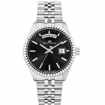 Vīriešu Pulkstenis Philip Watch R8253597067 Melns Sudrabains