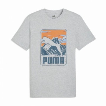 Футболка с коротким рукавом мужская Puma GRAPHICS Mountain Серый