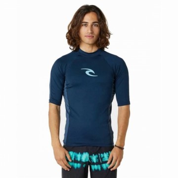 Men’s Short Sleeve T-Shirt Rip Curl Waves Navy Blue