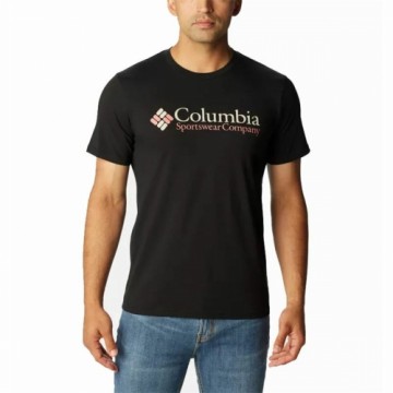 Vīriešu Krekls ar Īsām Piedurknēm Columbia CSC Basic Melns