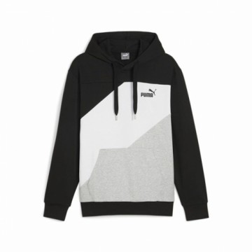 Толстовка с капюшоном мужская Puma Power Colorblock Чёрный