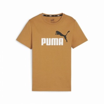 Child's Short Sleeve T-Shirt Puma Essentials+ Golden