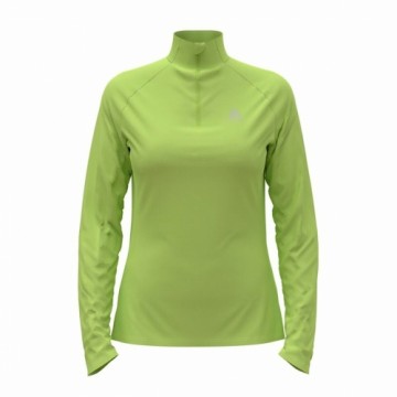 Women’s Sweatshirt without Hood Odlo Mid Layer Essential 1/2 Green