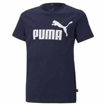 Child's Short Sleeve T-Shirt Puma Ess Logo B