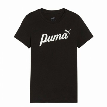 Детский Футболка с коротким рукавом Puma Essentials + Script