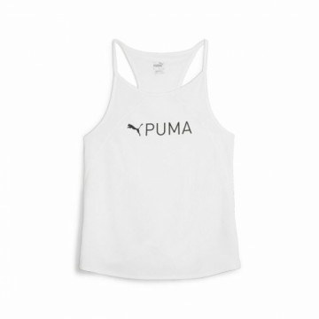 Men’s Short Sleeve T-Shirt Puma Fit Fashion White