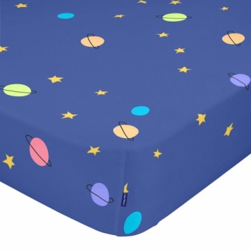 Fitted sheet HappyFriday LE PETIT PRINCE Multicolour 105 x 200 x 32 cm