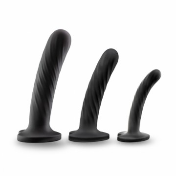 Dildo Blush Temptasia Melns 3 Daudzums