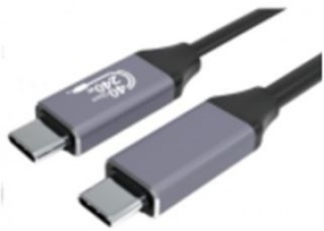 Gembird CCBP-USB4-CMCM240-1.5M Premium USB 4 Type-C charging and data cable, 40 Gbps, 240 W, 1.5m