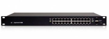 Ubiquiti ES-24-250W network switch Managed L2/L3 Gigabit Ethernet (10/100/1000) Power over Ethernet (PoE) 1U Black