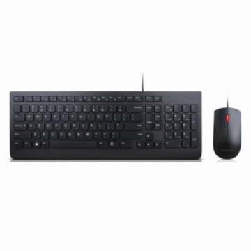 Клавиатура и мышь Lenovo 4X30L79915 Чёрный Испанская Qwerty