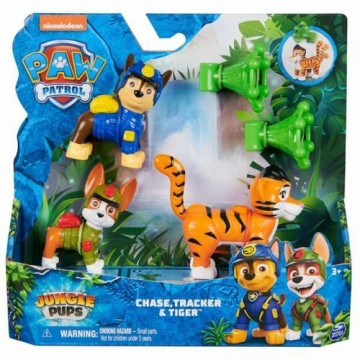 Automašīnu Komplekts The Paw Patrol Jungle Pups - Chase & Tracker