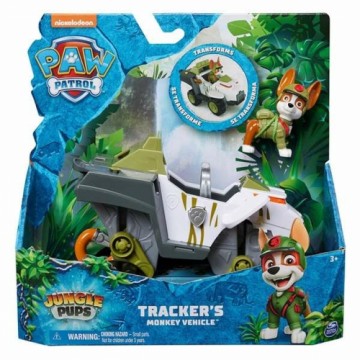 Transportlīdzekļu Rotaļu Komplekts The Paw Patrol Jungle Pups - Tracker