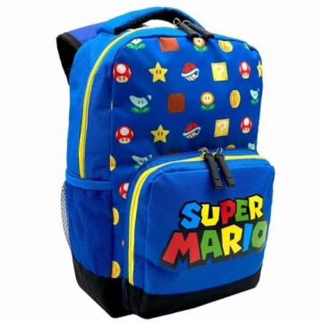 Skolas soma Super Mario Zils 35 x 24 x 12 cm