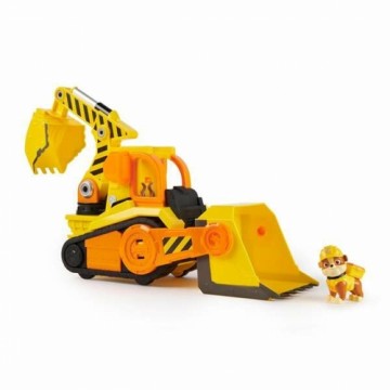 Backhoe Excavator Truck The Paw Patrol Deluxe Rubble