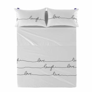 Top sheet HappyFriday Blanc Live Multicolour 160 x 270 cm