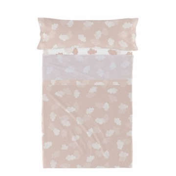 Bedding set HappyFriday Basic Kids Clouds Pink Single 2 Pieces