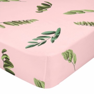 Fitted sheet HappyFriday Blooming Multicolour 200 x 200 x 32 cm