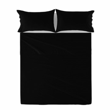 Top sheet HappyFriday Basic Black 180 x 270 cm