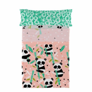 Мешок Nordic без наполнения HappyFriday Moshi Moshi Panda garden Розовый 105 кровать 2 Предметы