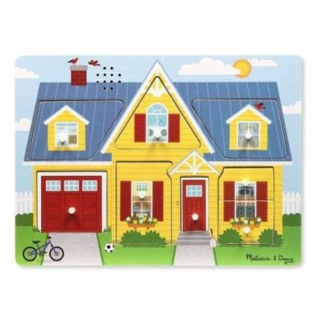 Melissa&Doug Sound Puzzles House Art.10734 Koka muzikāla puzle