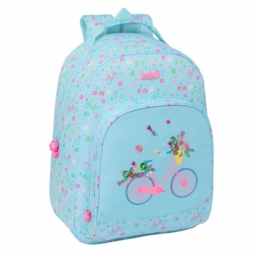 Skolas soma Safta Bicicleta Zils 32 x 42 x 15 cm