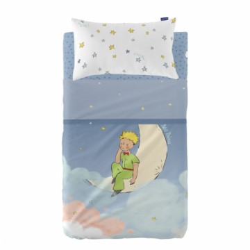 Bedding set HappyFriday Le Petit Prince La lune Multicolour Baby Crib 2 Pieces