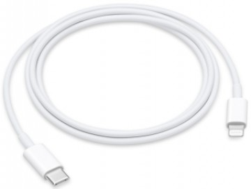 Kabelis Apple USB Type-C Male - Lightning Male 2m White