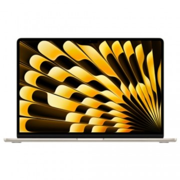 Apple MacBook Air 2023 Retina 15" - M2 / 8GB / 256GB SSD - Starlight (Atjaunināts, stāvoklis kā jauns)