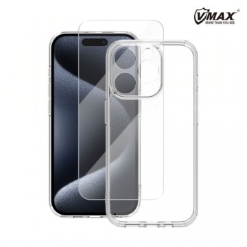 OEM Vmax set case + glass 2,5D premium for Samsung Galaxy S24 Ultra