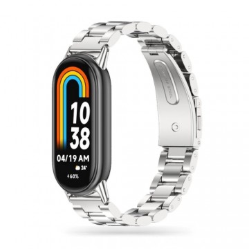 Tech-Protect Stainless bracelet for Xiaomi Smart Band 8 | 8 NFC - silver