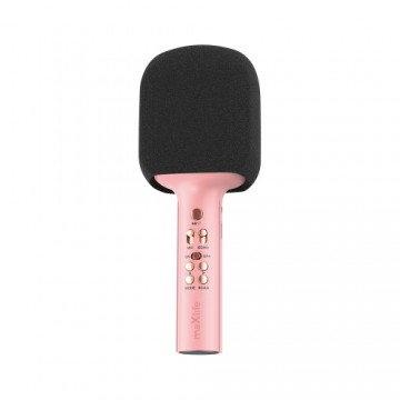 Maxlife Bluetooth microphone with speaker MXBM-600 pink