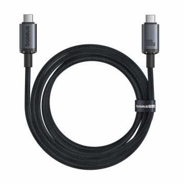 Baseus Crystal Shine Series Data Cable USB-C - USB-C 100W 1,5m Black